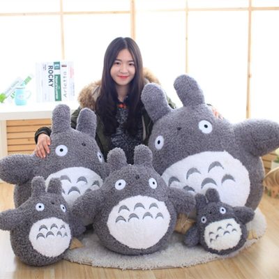 2022 30 40 50cm Kawaii Japanese Style Anime Cat Stuffed Animal Doll Totoro Pillow Cushion Plush - Totoro Merchandise