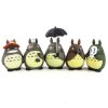 5pcs lot My Neighbor Totoro Action Figure Miyazaki Hayao Anime Wth Umbrella Mask Model Toy Car 3 - Totoro Merchandise