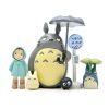 6pcs lot Totoro Bus Station Coal Ball Xiaomei Umbrella Totoro Micro Landscape Action Figures Model Dolls 4 - Totoro Merchandise