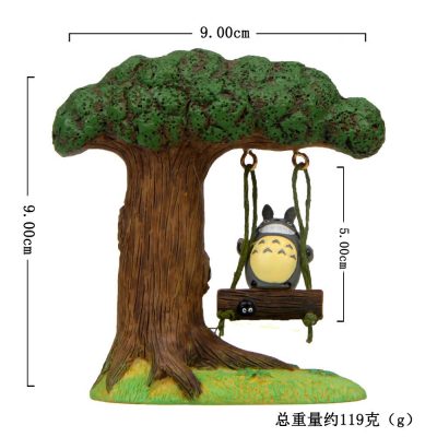 Anime Ghibli Miyazaki Hayao Collection Totoro Bus Mei Faceless Man Scarecrow Figure Doll Ornament Model Miniature 1 - Totoro Merchandise