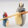 Anime Miyazaki Hayao My Neighbor Totoro with Umbrella Fried charcoal Figure Birthday gift Collectible Model ToyGarden 4 - Totoro Merchandise