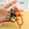 Cute My Neighbor Totoro Doll Keychain Chinchilla Keyrings Pendant fit Bag Charms Purse Accessory for Miyazaki 4 - Totoro Merchandise