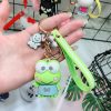 FIMAODZ Cartoon Bell Totoro Keychain 2020 Voiced Vinyl Cute My Neighbor Figure Cat key Chain Anime 4 - Totoro Merchandise