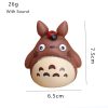 FIMAODZ Cartoon Bell Totoro Keychain 2020 Voiced Vinyl Cute My Neighbor Figure Cat key Chain Anime 5 - Totoro Merchandise