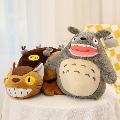 Hayao Miyazaki Animation Bus Totoro Doll Plush Filling Toy Cartoon Animation Totoro Tram Kawaii Baby Toys 1 - Totoro Merchandise