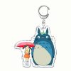 Hayao Miyazaki Anime Keychain for Accessories Bag My Neighbor Totoro Spirited Away Pendant Key Chain Ring 1 - Totoro Merchandise