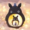 Studio Spirited Away My Neighbor Totoro Figures Model Toy Miyazaki Hayao Totoro Doll Star LED Night - Totoro Merchandise