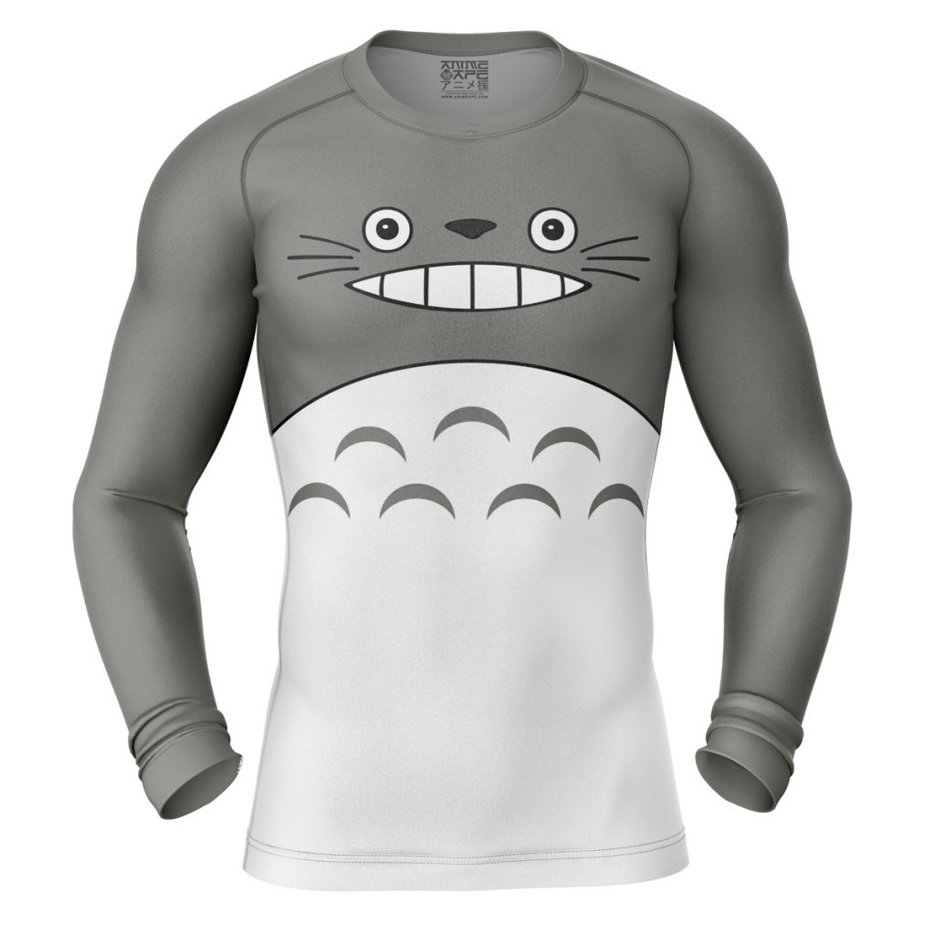 Totoro Compression Shirt Rash Guard front - Totoro Merchandise