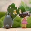 Totoro Figurines Japanese Anime Totoro Miniatures Miyazaki Fairy Garden Kawaii Figure Ornament Home Room Decor Cute 2 - Totoro Merchandise