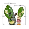 Totoro Figurines Japanese Anime Totoro Miniatures Miyazaki Fairy Garden Kawaii Figure Ornament Home Room Decor Cute 5 - Totoro Merchandise