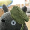 Totoro Fluffy Cute Plush Cat Japanese Anime Figure Doll Plush Totoro Toy with Lotus Leaf Kids 4 - Totoro Merchandise