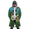 Trippy My Neighbor Totoro SG AOP Hooded Cloak Coat FRONT Mockup - Totoro Merchandise