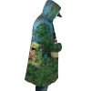 Trippy My Neighbor Totoro SG AOP Hooded Cloak Coat RIGHT Mockup - Totoro Merchandise