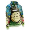 Trippy My Neighbor Totoro Studio Ghibli AOP Hoodie 3D RIGHT Mockup - Totoro Merchandise