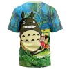 Trippy My Neighbor Totoro Studio Ghibli T Shirt 3D BACK Mockup - Totoro Merchandise