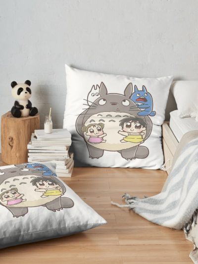 Design New €€Totoro Totoro Studio Ghibli Ghibli Totoro Totoro Ghibli Ghibli Totoro Totoro Ghibli Ghibli Totoro Totoro Studio Ghibli Totoro Totoro Totoro Studio Ghibli Spirited Away Totoro€€ Throw Pillow Official Totoro Merch