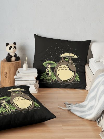 Toto With Rain€€Totoro Studio Ghibli Ghibli Totoro Totoro Ghibli Ghibli Totoro Totoro Ghibli Ghibli Totoro Totoro Studio Ghibli Totoro Totoro Totoro Studio Ghibli Spirited Away Totoro€€ Throw Pillow Official Totoro Merch