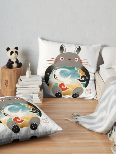 Manga Studio Ghibli, Ghibli Totoro, Totoro Ghibli, My Neighbor Totoro Best Throw Pillow Official Totoro Merch