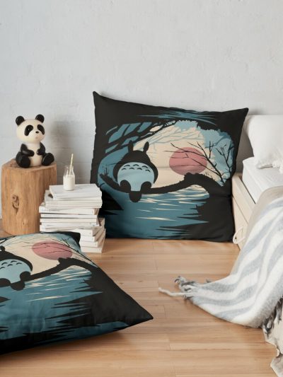 Throw Pillow Official Totoro Merch