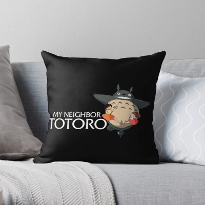 254 Totoro, Neighbor Totoro, Ghibli Totoro, Studio Ghibli, My Neighbor Totoro, My Neighbour Totoro 927 Throw Pillow Official Totoro Merch