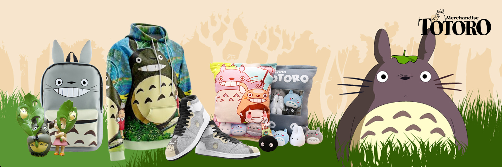 Totoro Merchandise Banner