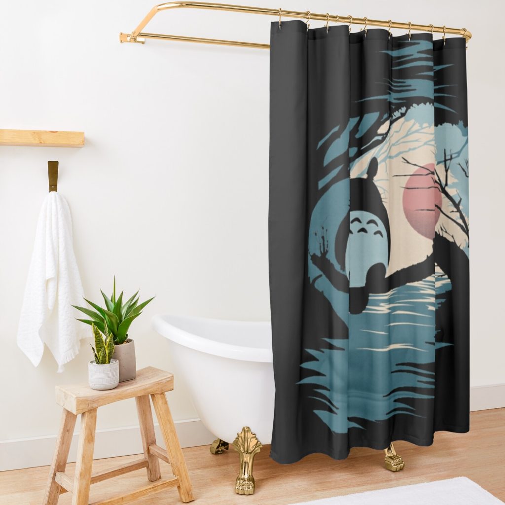 Shower Curtain Official Totoro Merch