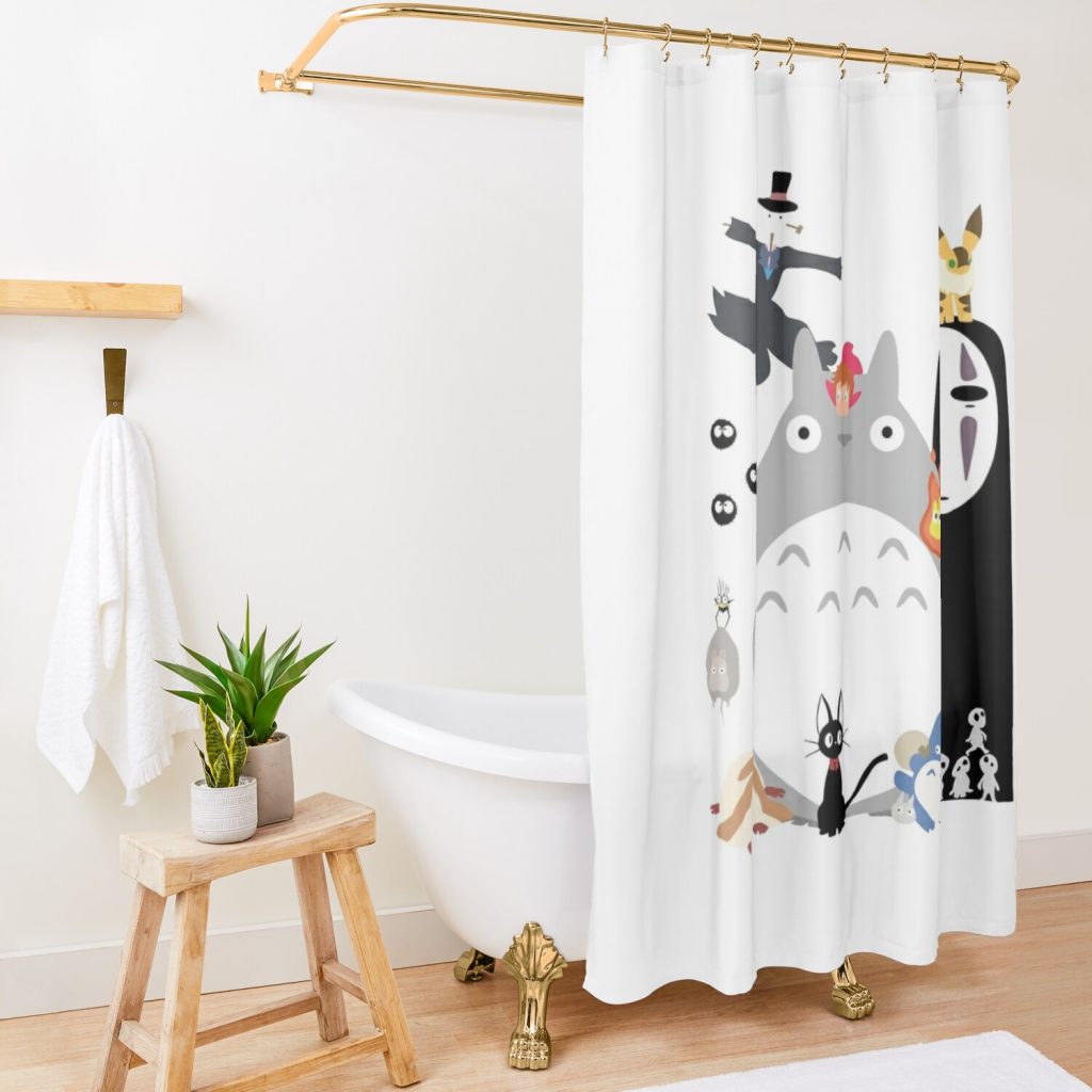 Shower Curtain Official Totoro Merch