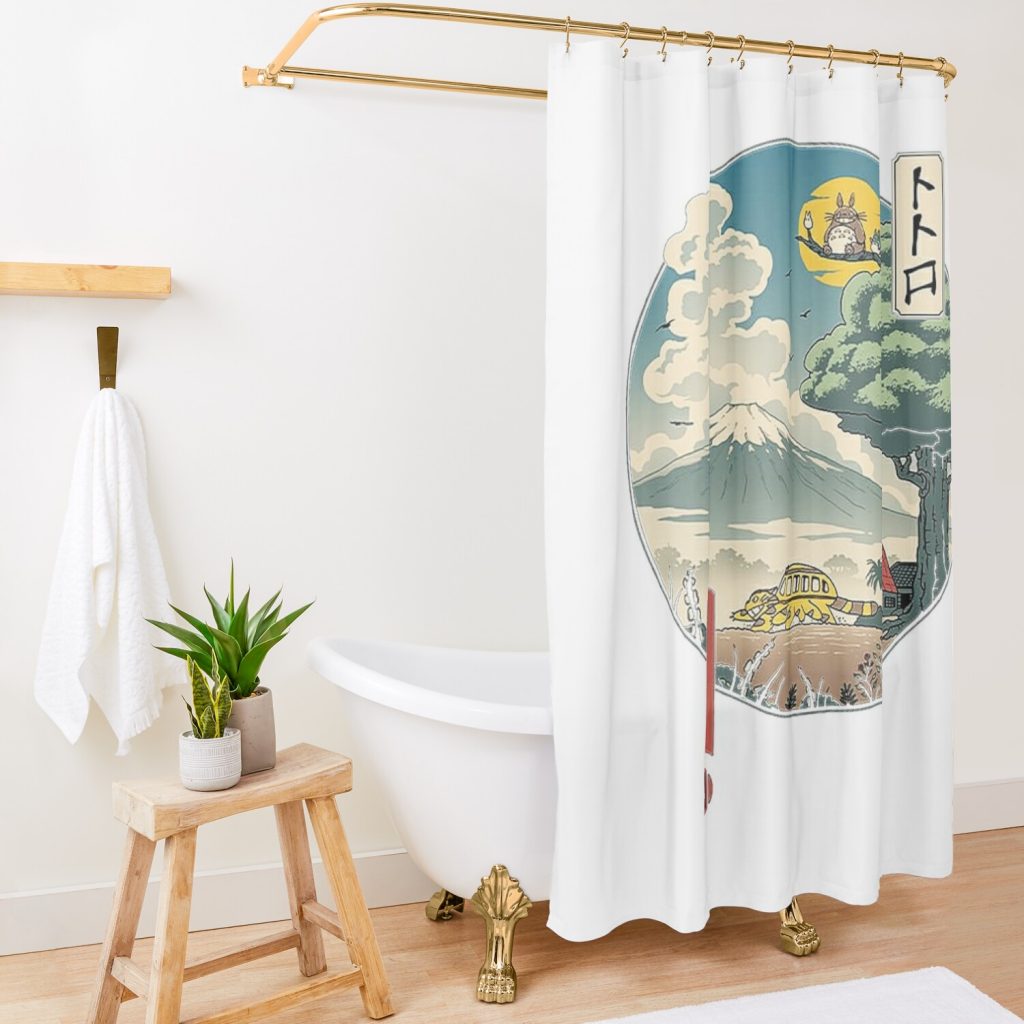 Toto.4Beutypat,Totoro, Totoro Legend, Totoro Vintage, Totoro Shower Curtain Official Totoro Merch