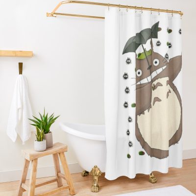 Cartoon Kids >Totoro< Spirited ^Totoro^ Away >Totoro< Otaku ^Totoro^ ^Totoro^ Kids ^Totoro^ Anime ^Totoro^ Shower Curtain Official Totoro Merch