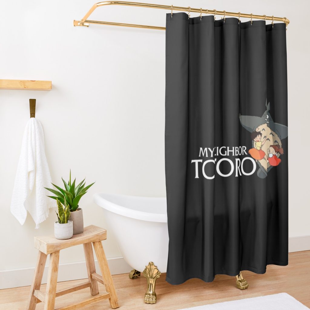 254 Totoro, Neighbor Totoro, Ghibli Totoro, Studio Ghibli, My Neighbor Totoro, My Neighbour Totoro 927 Shower Curtain Official Totoro Merch