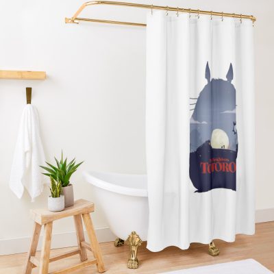 112 Totoro, Neighbor Totoro, Ghibli Totoro, Studio Ghibli, My Neighbor Totoro, My Neighbour Totoro 886 Shower Curtain Official Totoro Merch