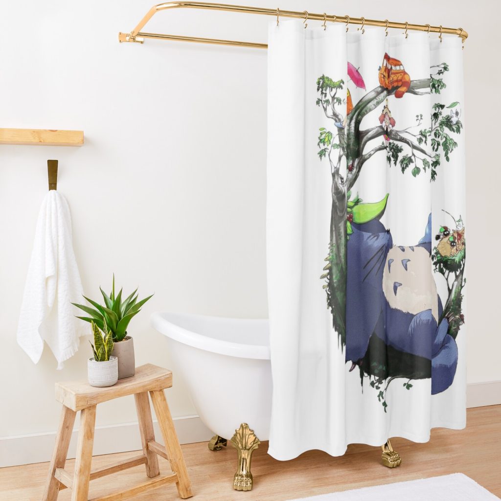 Toto.6Beutypat,Totoro, Totoro Legend, Totoro Vintage, Totoro Shower Curtain Official Totoro Merch