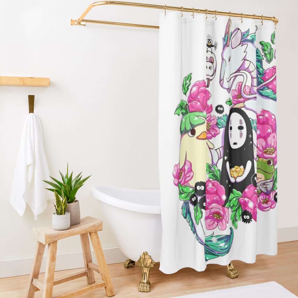 Toto.7Beutypat,Totoro, Totoro Legend, Totoro Vintage, Totoro Shower Curtain Official Totoro Merch