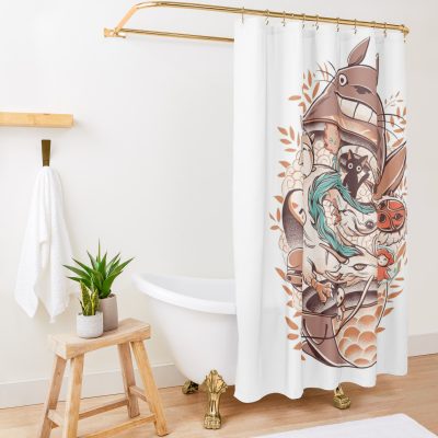 Toto.1Beutypat,Totoro, Totoro Legend, Totoro Vintage, Totoro Shower Curtain Official Totoro Merch