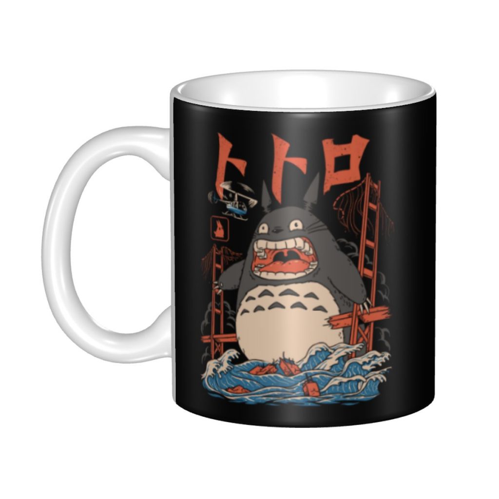 Customized Japanese Anime My Neighbor Totoro Coffee Mugs DIY Hayao Miyazaki Ceramic Milk Tea Cups Outdoor - Totoro Merchandise