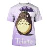 Fashion Cartoon Anime T Shirts 3D Printing Totoro Pattern Men s and Women s Short Sleeve 1 - Totoro Merchandise