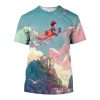 Fashion Cartoon Anime T Shirts 3D Printing Totoro Pattern Men s and Women s Short Sleeve 2 - Totoro Merchandise