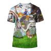 Fashion Cartoon Anime T Shirts 3D Printing Totoro Pattern Men s and Women s Short Sleeve 4 - Totoro Merchandise