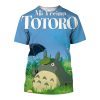 Hayao Miyazaki Anime Boys and Girls T Shirts 3D Totoro Print Oversized Short Sleeve Tops Summer 1 - Totoro Merchandise