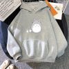 Kawaii Totoro Studio Ghibli Hoodies 2021 New Cute Cartoon Hoody Women Japanese Anime Graphic Sweatshirt Casual 3 - Totoro Merchandise