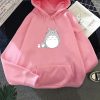 Kawaii Totoro Studio Ghibli Hoodies 2021 New Cute Cartoon Hoody Women Japanese Anime Graphic Sweatshirt Casual 5 - Totoro Merchandise