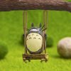 Swing Totoro Jicha Figure Doll Toy Anime Hayao Miyazaki My Neighbor Totoro Swing Totoro Action Figure 4 - Totoro Merchandise