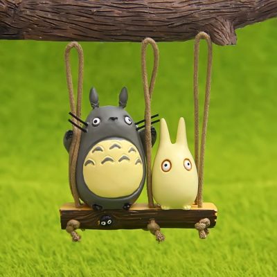 Swing Totoro Jicha Figure Doll Toy Anime Hayao Miyazaki My Neighbor Totoro Swing Totoro Action Figure - Totoro Merchandise