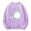 Totoro Studio Ghibli Harajuku Kawaii Hoodie Women Ulzzang Miyazaki Hayao Hoodies Funny Cartoon Sweatshirt Anime O 3 - Totoro Merchandise