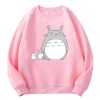 Totoro Studio Ghibli Harajuku Kawaii Hoodie Women Ulzzang Miyazaki Hayao Hoodies Funny Cartoon Sweatshirt Anime O 4 - Totoro Merchandise