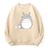 Totoro Studio Ghibli Harajuku Kawaii Hoodie Women Ulzzang Miyazaki Hayao Hoodies Funny Cartoon Sweatshirt Anime O 5 - Totoro Merchandise