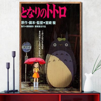 Satsuki & Totoro Anime Wallarts