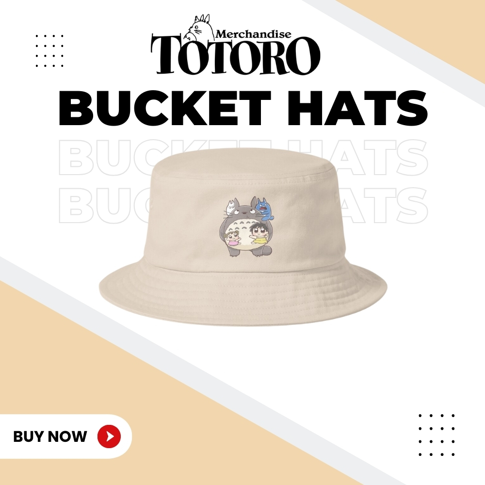 Totoro Merchandise bucket hats